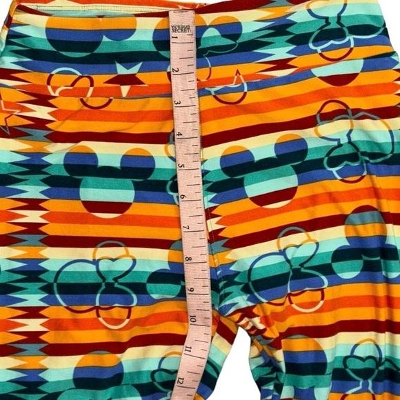 LulaRoe Colorful Disney Leggings Women’s One Size Mickey Minnie Soft Comfort - Picture 11 of 12